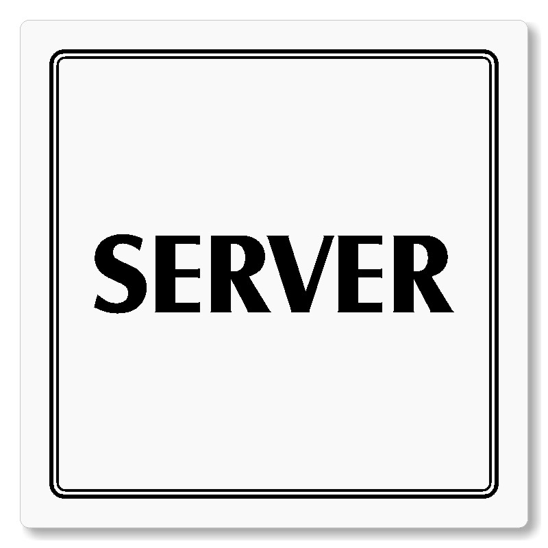 Server, 118x118mm, bílá, Utah